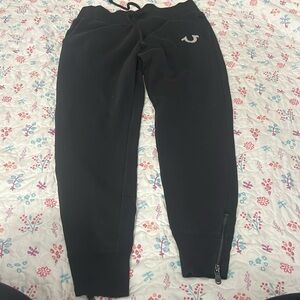 True Religion Jogger Sweatpants Small Black Designer
